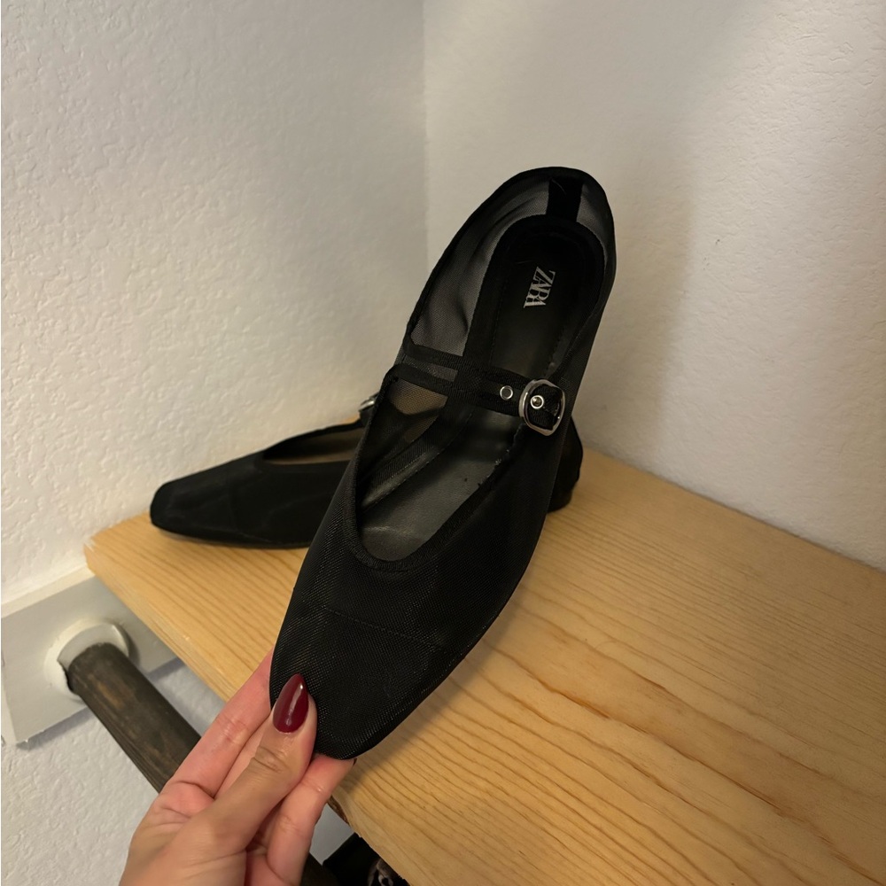 Zara Mary Jane Flats